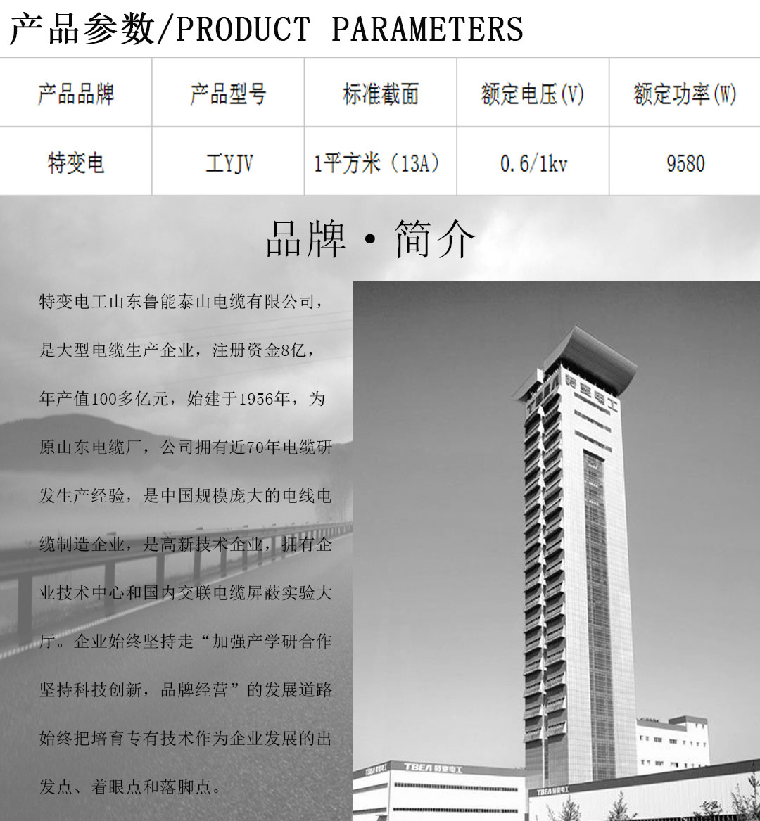 特變電工電線電纜 特變電工電線電纜